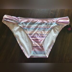 Victoria's Secret Multicolor Striped Bikini Bottom